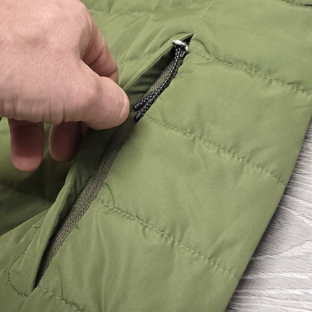 Penfield Quilted Puffer Vest Men XL Packable Reflective Green Full Zip Insulated - Picture 7 of 16